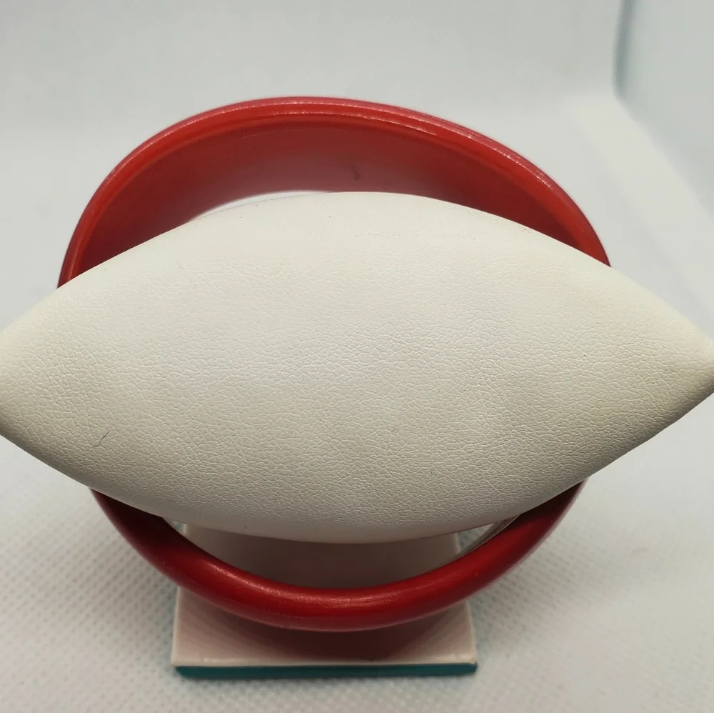 🍋 Vintage Retro Red Wavy Bracelet - Picture 4 of 6